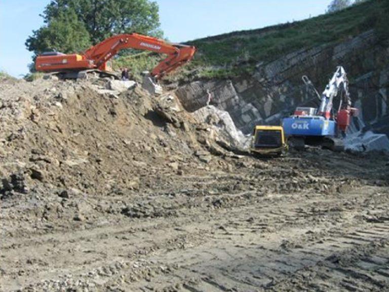 Sandsteinabbau - Schweiz